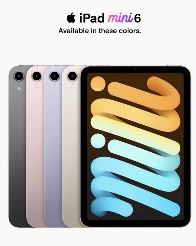 Apple iPad mini 6 (8.3-inch A15 Bionic) Grade A Used Wholesale